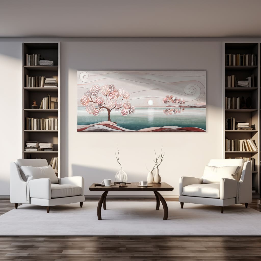 Quadro “Posto Tranquillo” 150×70 cm Colorazione Primavera - CASA CHIC