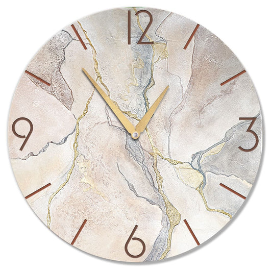 Orologio "Tempo che Crea" Ø65 cm Gold - CASA CHIC