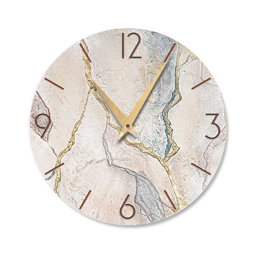 Orologio "Tempo che Crea" Ø30 cm Gold - CASA CHIC