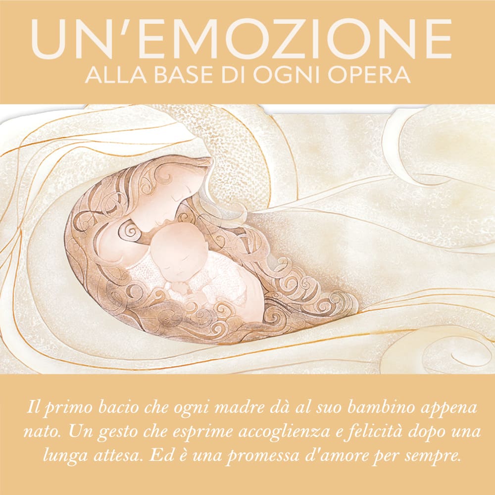 Quadro “Bacio” 100x50 cm Gold - CASA CHIC